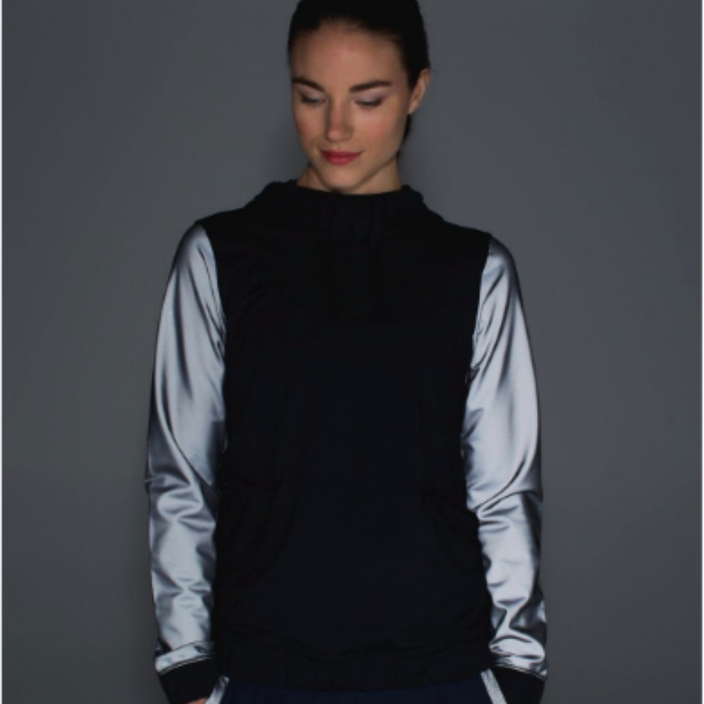 Lululemon Fleet Street Reflective Hoodie Sz 4